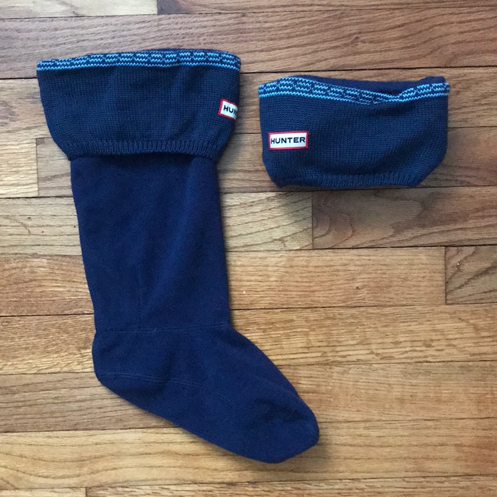 Hunter rain boot socks/cuff